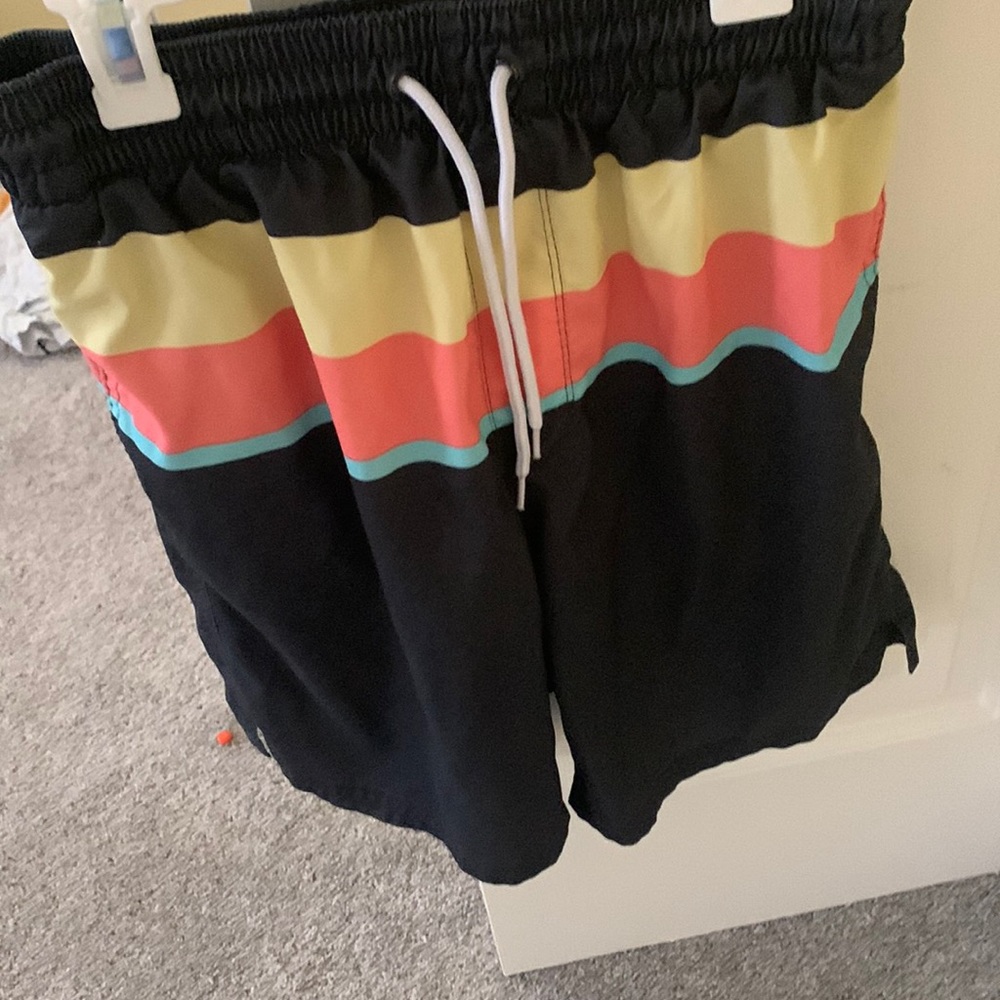 Men’s striped bathing suit